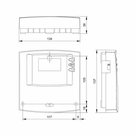 Steca TR A301PWM technische Zeichnung