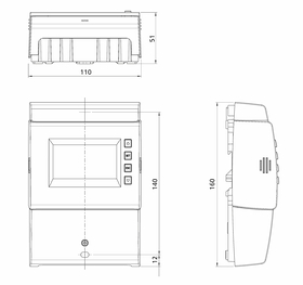 Steca TR A501 T technische Zeichnung