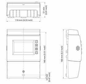 Steca TR A501 T U technische Zeichnung